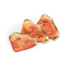3 Scheiben getrocknete Wassermelone.