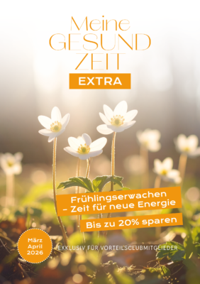 Das Cover der Gesundzeit vom März und April 2026.